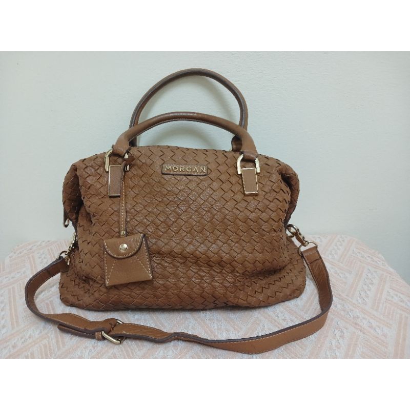 กระเป๋า MORGAN สีน้ำตาล ของแท้มือสอง