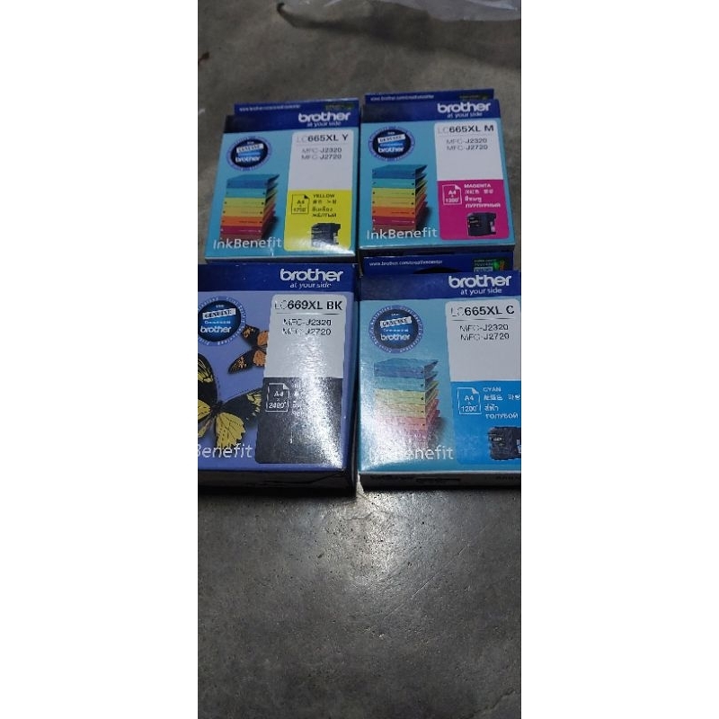 BROTHER LC 669Xl Bk  LC-665XL C M Y ชุด4สี