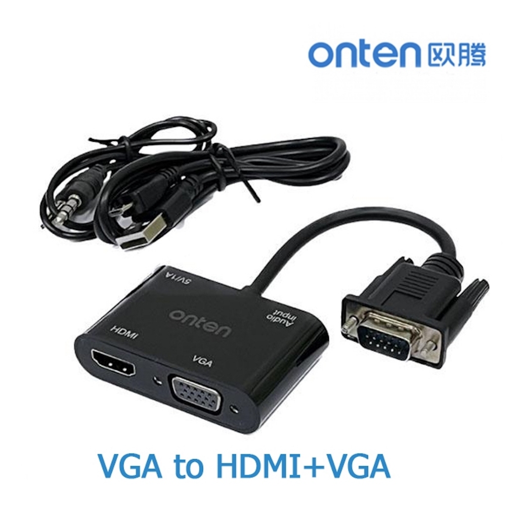 Converter VGA TO HDMI/VGA (AUDIO) ONTEN (OTN-5138HV)