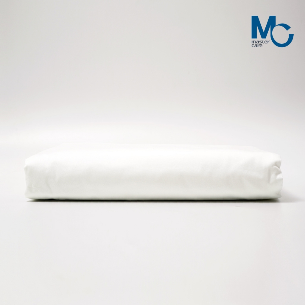MC ปลอกผ้านวมสีขาว (ไม่มีลาย) Cotton 100% ผ้า 210 เส้น ปลอกผ้านวมคอตตอน ปลอกผ้านวมมีลิ้น ขนาด 3.5 ฟุต 5 ฟุต 6 ฟุต