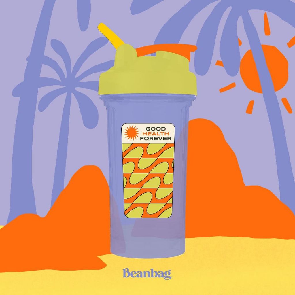 Beanbag Holiday Shaker 500 ml. แก้วเชคโปรตีนขนาด 500 ml.