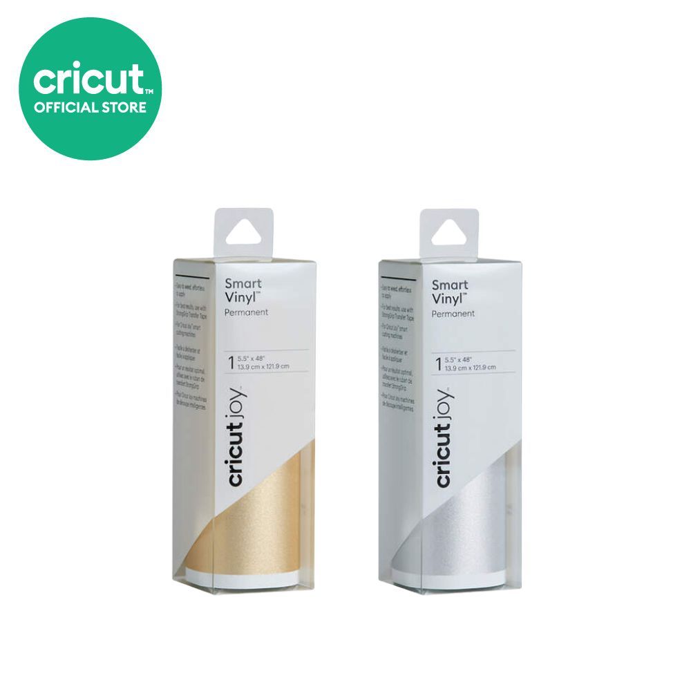 Cricut Joy Smart Vinyl Shimmer Permanent ขนาด 5.5x48 นิ้ว สำหรับเครื่องตัดรุ่น Cricut Joy