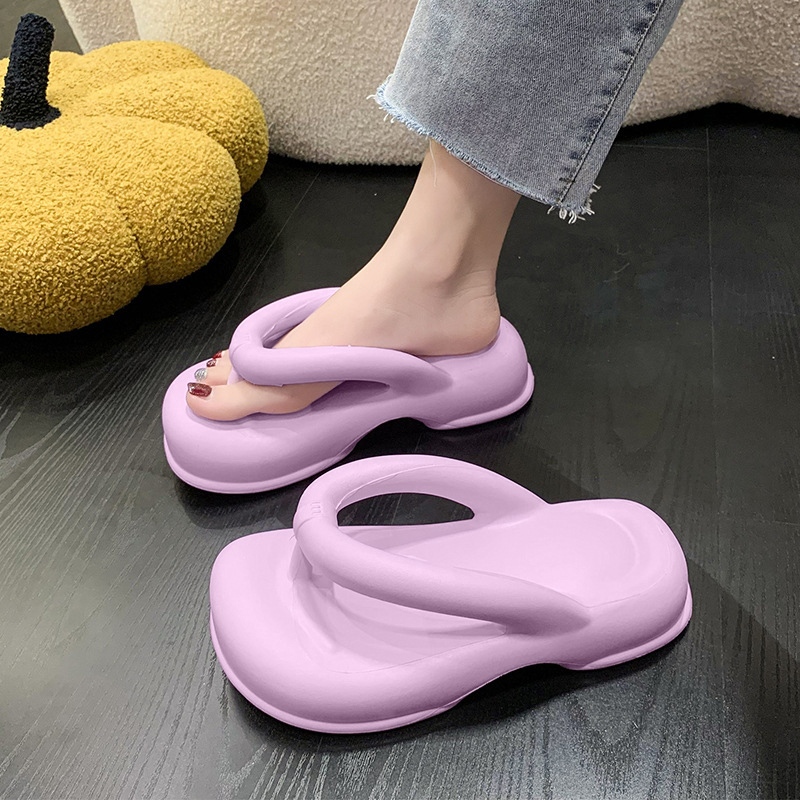 Fshoes นาทีนี้พร้อมส่งสุด รองเท้าแตะแฟชั่น ดีไซน์รองเท้าหูหนีบเสริมส้นนุ่มนิ่ม มาพร้อมกับสีสันสุดน่ารักให้เลือกซื้อ