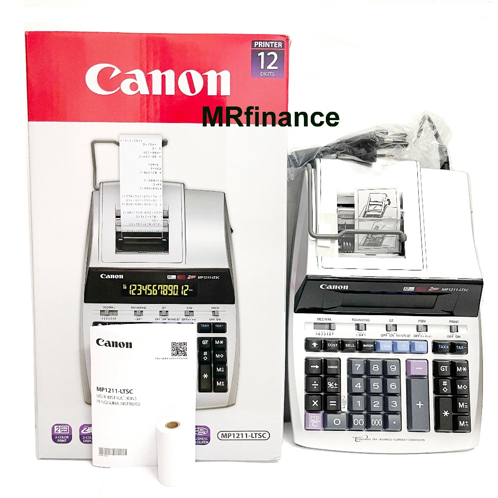 เครื่องพิมพ์กระดาษCanon MP1211-LTSC 12 หลัก ของใหม่ ของแท้