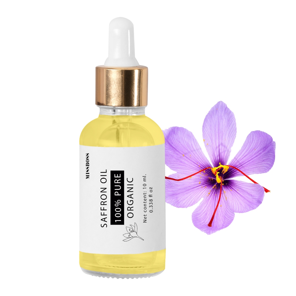 10ml น้ำแซฟฟรอนเปอร์เซียบริสุทธิ์ เกรดอาหาร ออแกนิค เข้มข้นที่สุดด้วยสารสกัดแซฟฟรอน หญ้าฝรั่นธรรมชาติ Saffron oil Persia