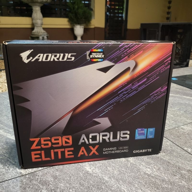 Aorus z590 elite ax wifi สภาพใหม่ครบกล่อง ประกันsynnex 15-3-2024