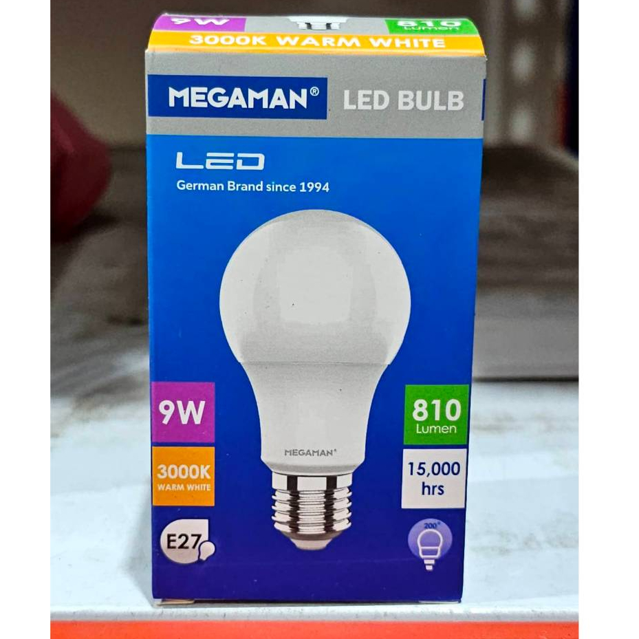 Megaman หลอด LED BULB 9W E27 3000K