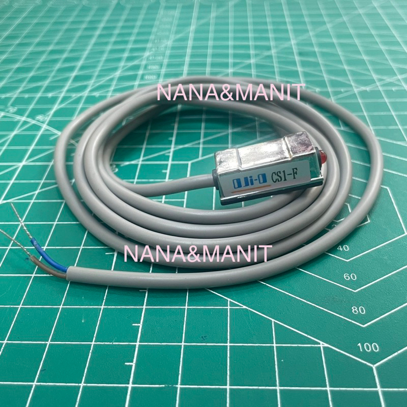 CS1-F NO จับแม่เหล็ก 2สาย ใช้กับกระบอกสูบลม (Reed Switch) มีLED