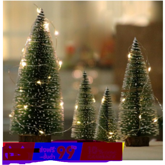 ไฟประดับคริสมาสต์ ตกแต่ง งานปาร์ตี้ งานแต่งไฟLEDขดลวดฟรีถ่านในตัว พร้อมส่ง - รูปที่ 5