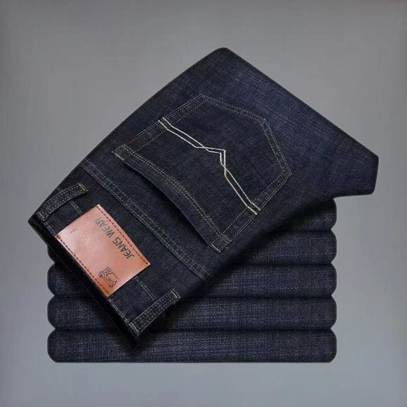 กางเกงยีนส์ผู้ชายทรงกระบอก ใส่สบายรุ่น-009 - รูปที่ 6