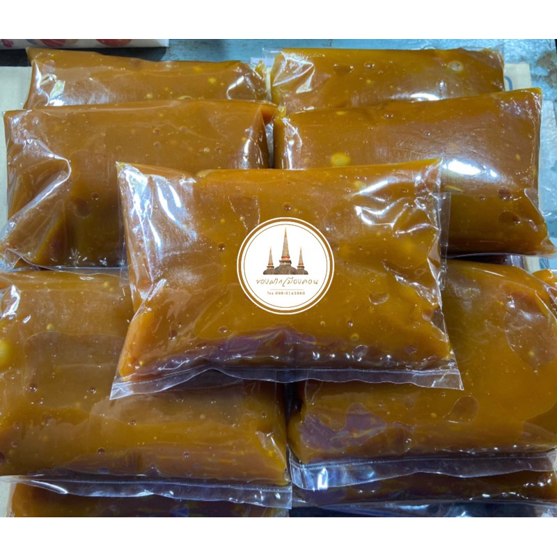 ขนมกาละแมกะทิสดรสทุเรียน 400 กรัม #ขนมโบราณ #กาละแมชะอวด