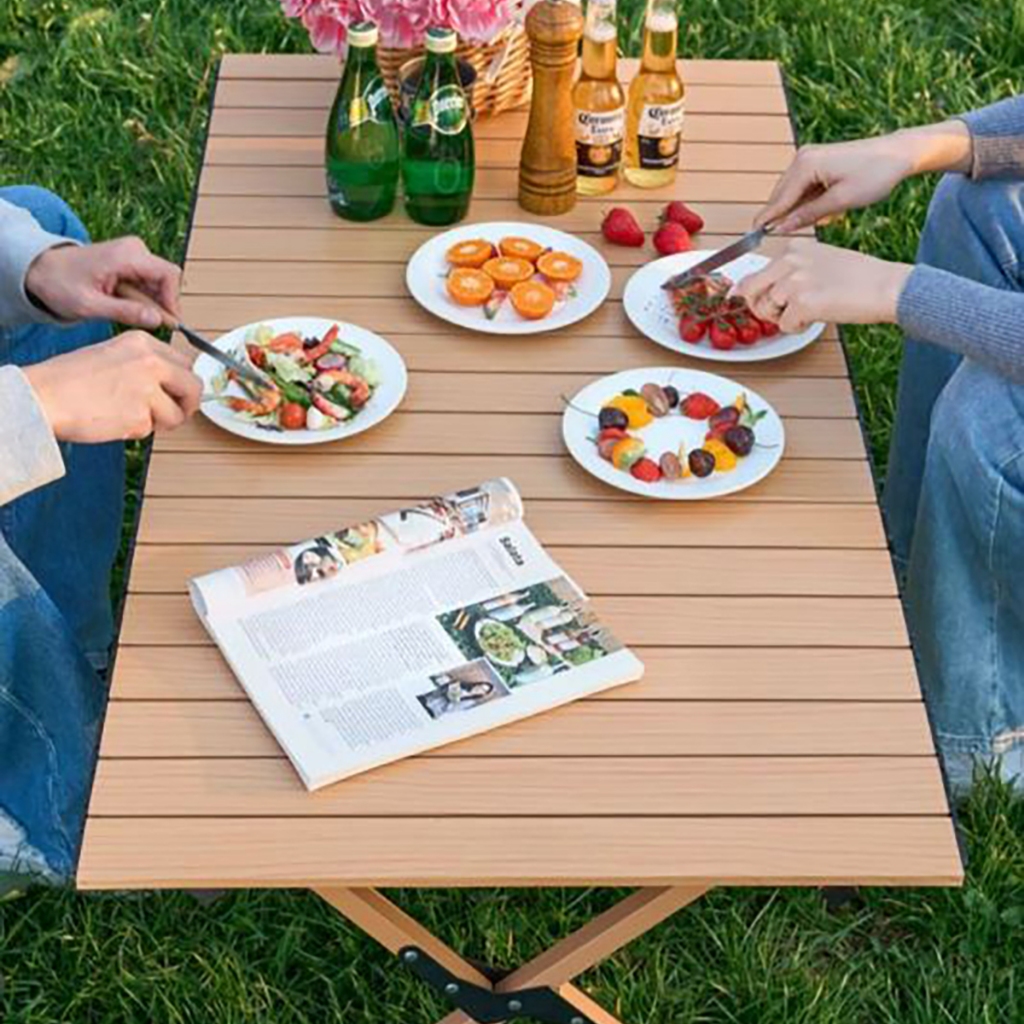 พร้อมส่ง โต๊ะพับได้ โต๊ะพับแคมป์ปิ้ง  Folding table แบบพกพาสะดวก