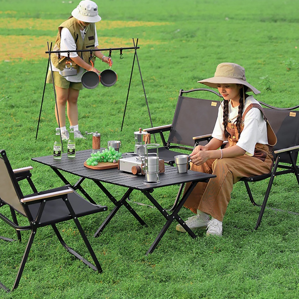 พร้อมส่ง โต๊ะพับได้ โต๊ะพับแคมป์ปิ้ง  Folding table แบบพกพาสะดวก