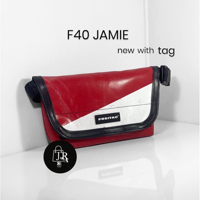 กระเป๋า Freitag F40 JAMIE สีแดง ขาว มือ1 พร้อมส่ง ของแท้💯