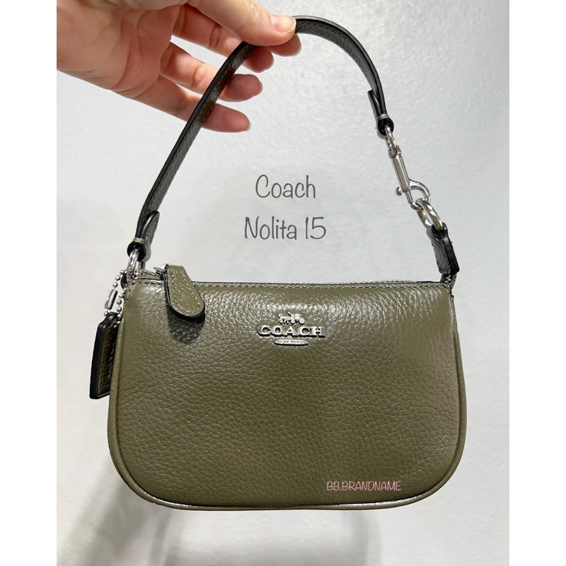 Coach Nolita 15 (green)