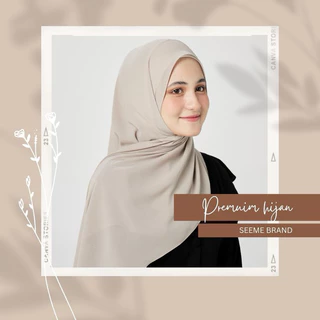 Seeme’s premium hijab ชีฟอง พรีเมี่ยม นุ่มมากก (มีทั้ง 2 ขนาด เล็ก/ใหญ่)✨