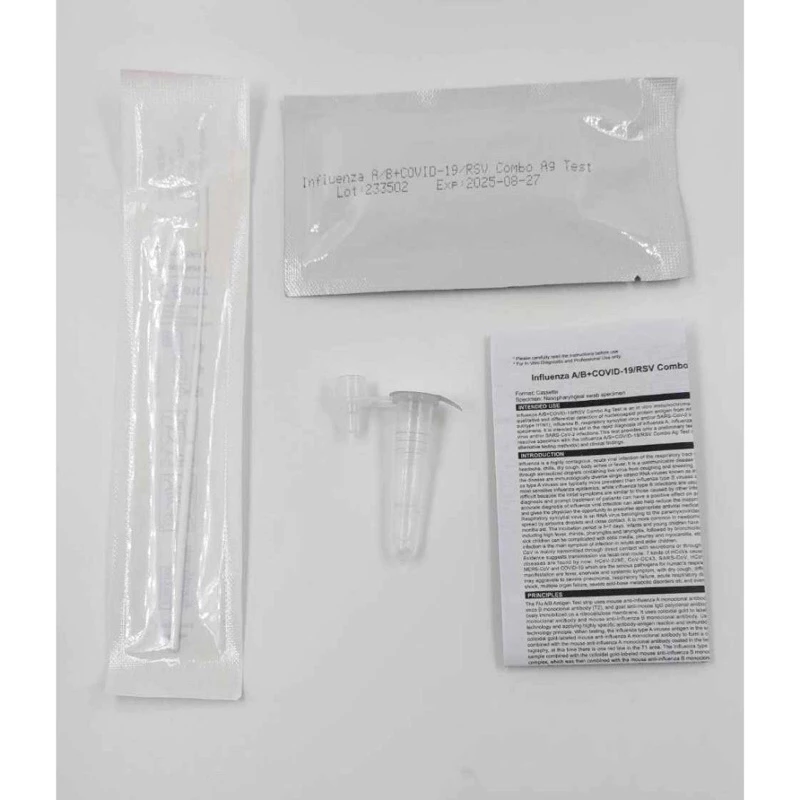 Auramed 4 in1​ ชุดตรวจไข้หวัดใหญ่ สายพันธุ์​ A​ และ​ B/ RSV/ โควิค​ Covid-19 ตรวจจับเชื้อไวรัส thumbnail 4