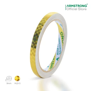 Armstrong เทปสติกเกอร์เลเซอร์ (สำหรับงานตกแต่ง) 8 สี 2 แบบ ลายตาราง, ลายทราย / Laser Sticker Tape