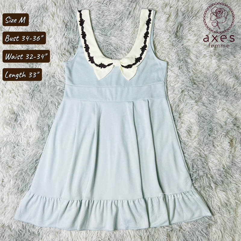 เอี๊ยมเดรสน่ารักๆ axes femme มือสองค่ะ