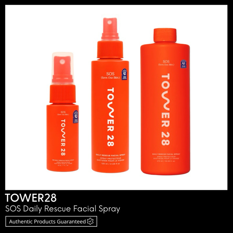 TOWER28 SOS Daily Rescue Facial Spray พร้อมส่ง & เเท้ 100%