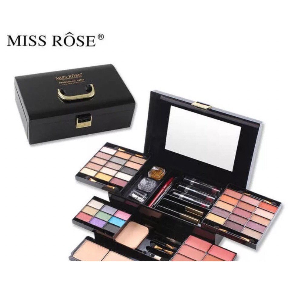 สินค้าพร้อมส่งในไทย Miss Rose พาเลทอายแชโดว์ 39 สี พกพาสะดวกเหมาะสำหรับช่างอาชีพและผู้ที่สนใจแต่งหน้า