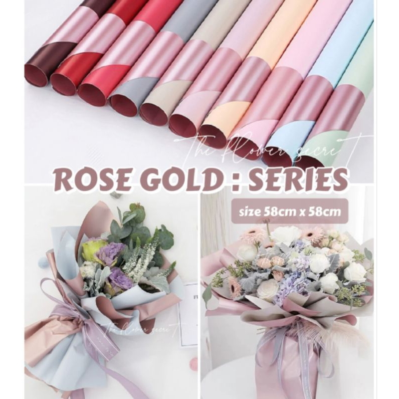 {พร้อมส่ง} Roes gold : series กระดาษทูโทนโรสโกลด์ ▶