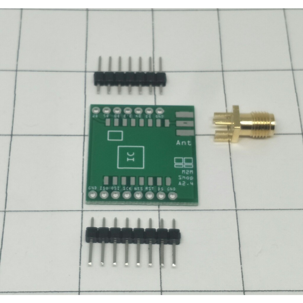 RFM95 Breakout PCB V.A2.4 พร้อมขั้ว SMA