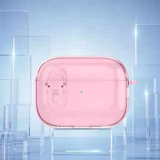 เคสแอร์พอด Pro3 (AirPods4) รุ่นที่ 4 3 2 1 Proเคสใส เคสโปรงใส ฝาครอบ คลิปล็อค (Model.21)