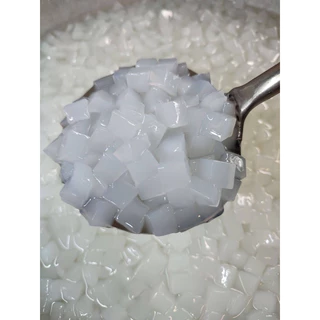 วุ้นมะพร้าว วุ้นมะพร้าวในน้ำเชื่อม เครื่องน้ำแข็งใส น้ำหนัก 500 กรัม วุ้นมะพร้าวเครื่องใส่ไอศครีม