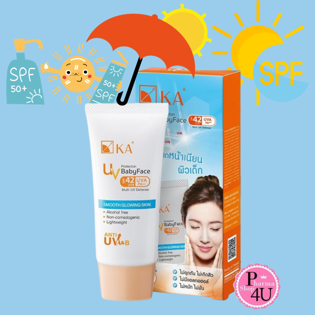 KA UV Protection BabyFace SPF 42 PA+++ 30 g. / เคเอ ยูวี โพรเทคชั่น เบบี้เฟส[7632]