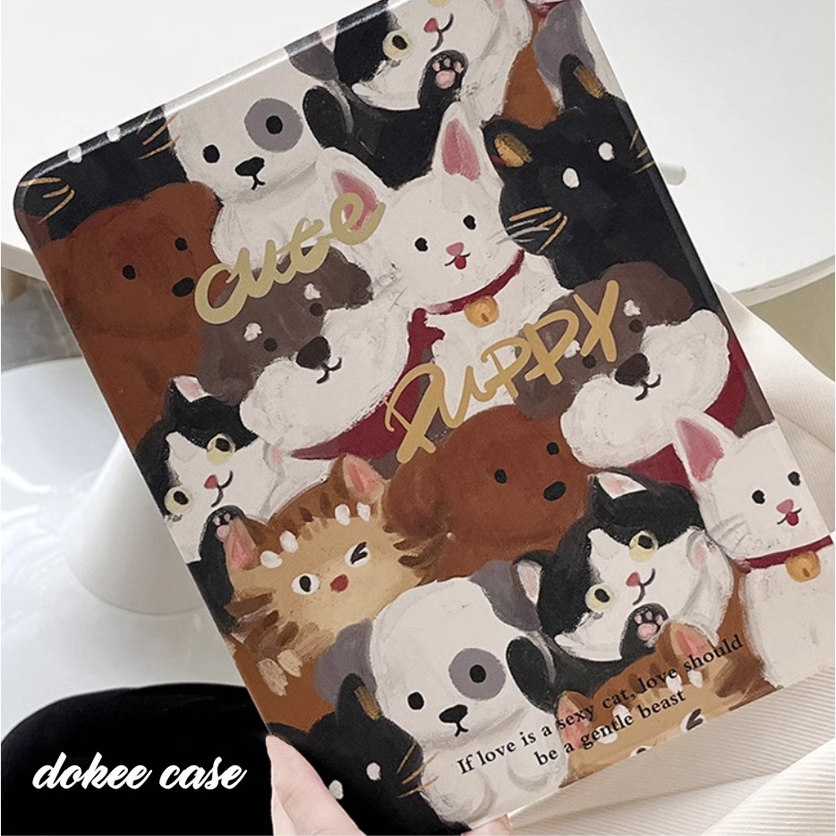 จัดส่งทันที ปรับองศาได้360 แผ่นหลังอะครีลิ เคส iPad Pro11 2024 air6 gen8 10.2 air4/5 mini7