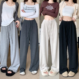 กางเกงลำลองสตรี สไตล์ กางเกงทรงตรง มี 4 สีให้เลือก