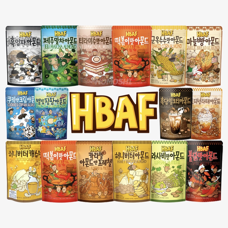 HBAF (ถุงใหญ่) Almond Korea Tom’s farm น้ำหนัก 190 กรัม / 210 กรัม