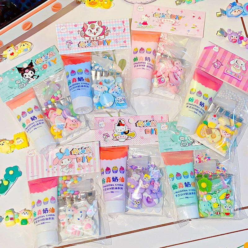 ชุดทำกิ๊บDIY ชุดกิ๊บเรซิ่น กาวเรซิ่น กาวครีมDIY จัดส่งจากไทย