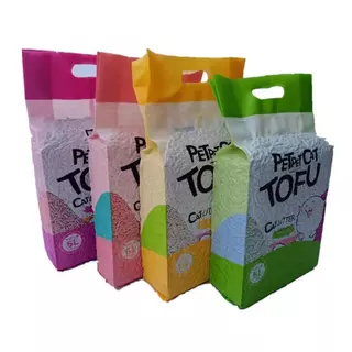 PP A10 ทรายแมวเต้าหู้ 4ชิ้น ออร์แกนิค100% ผลิตจากกากถั่วเหลืองธรรมชาติ ทรายแมว Cat Litter 6L ทรายแมวเต้าหู้ ทรายเต้าหู้
