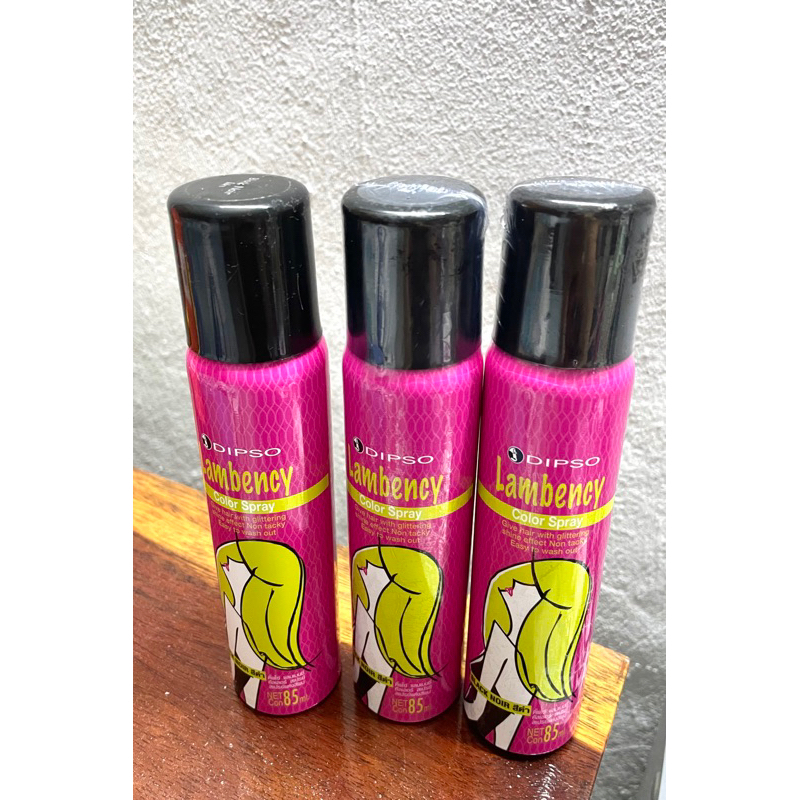 Dipso Lambency สเปรย์เปลี่ยนสีผม สีดำ