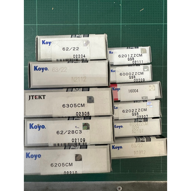 ลูกปืน KOYO แท้ญี่ปุ่น 6201 6301 6000 6305 6205
