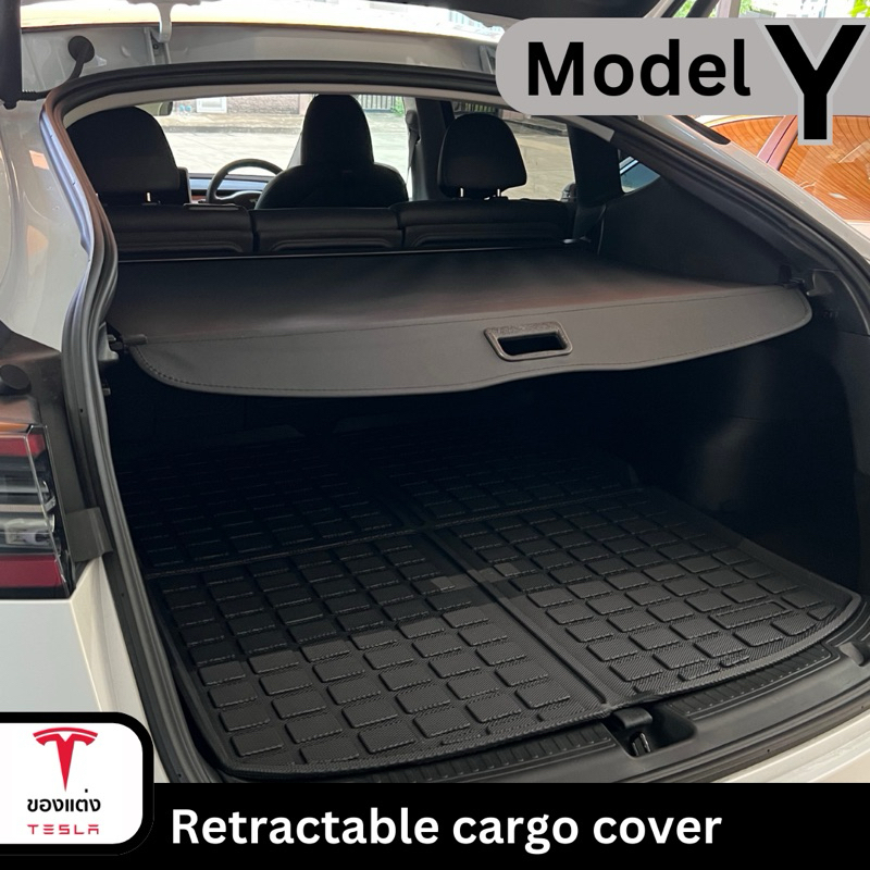 ที่ปิดสัมภาระ retractable cargo cover สำหรับ-Tesla Model Y(พร้อมส่ง)