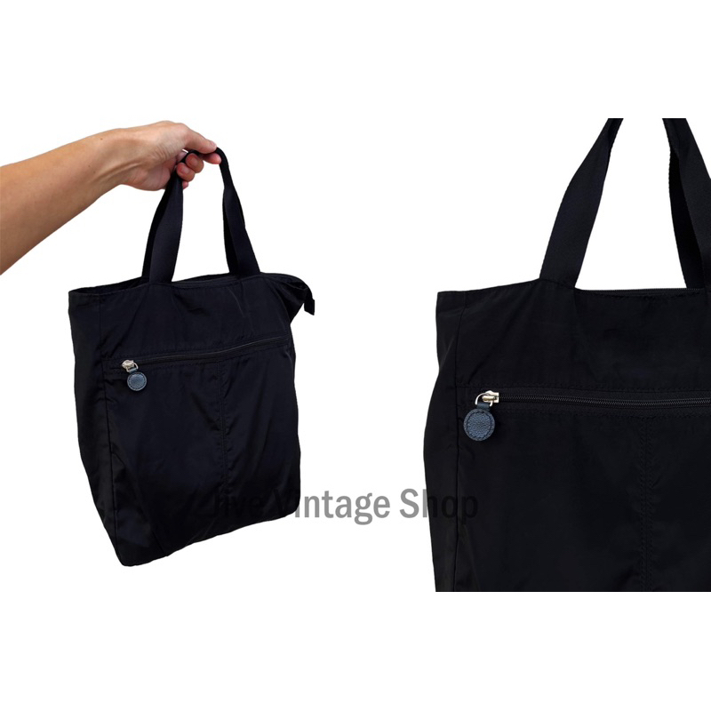 กระเป๋าถือ Kanana Project ของแท้ เรียบ เท่ห์ ทรง tote ใส่ A4 ได้ น้ำหนักเบา unisex มือสอง สภาพดี จากตู้ญี่ปุ่น