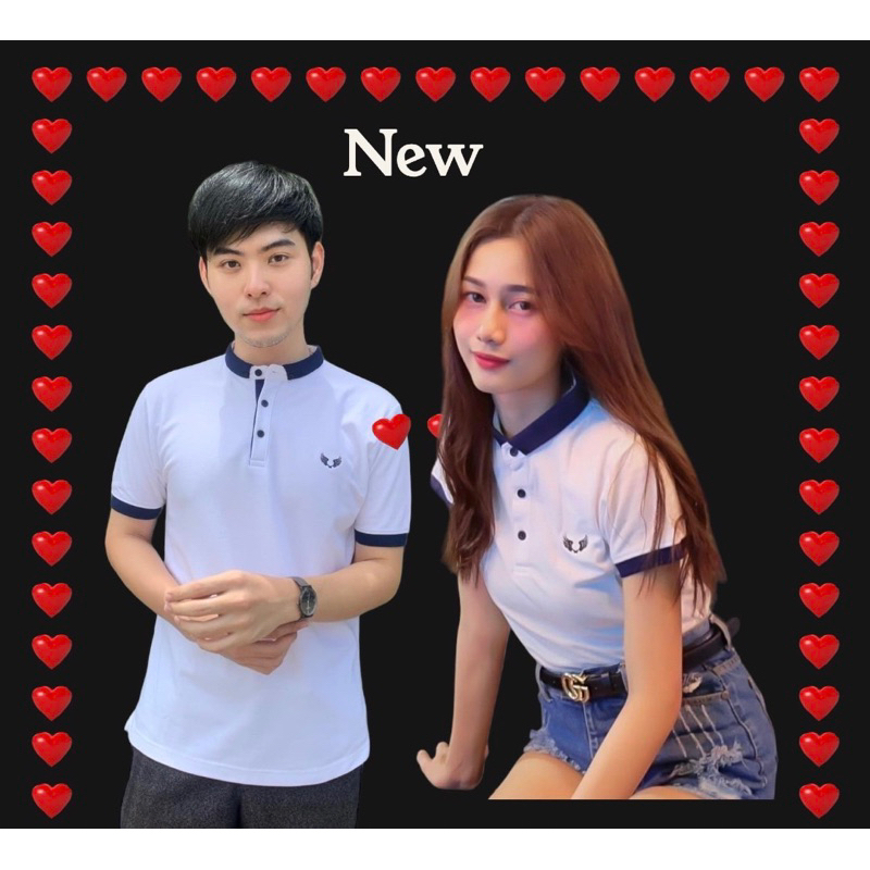 เสื้อคอปกกระดุม 17 สี คอปกโปโลชายและหญิง ใส่คู่ ใส่ทีม บริษัท ผ้าคุณภาพ