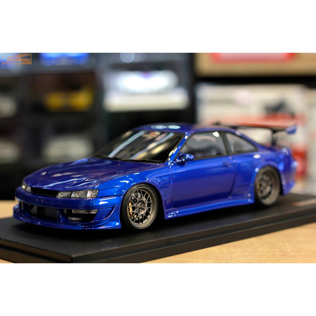 Ignition IG3085 1:18 VERTEX Silvia S14 Blue Metallic