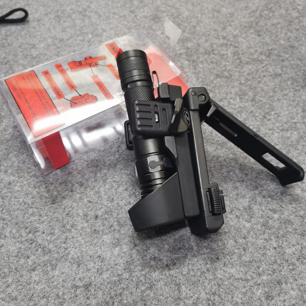 ซองไฟฉาย bogie1 รุ่น U วัสดุโพลิเมอร์ สำหรับเข็มขัดสนาม หมุนได้รอบ ตร.ทหาร รปภ. - รูปที่ 2