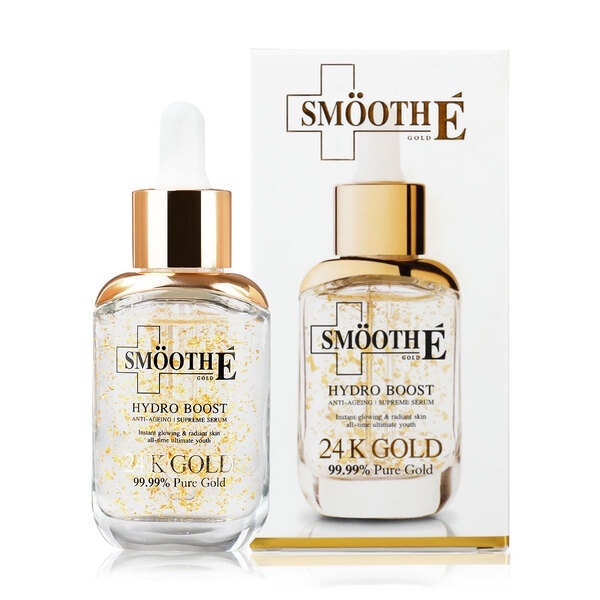 SmooTH E Gold HYDRO BOOST 24K GOLD 30ML ANti-Ageing Supreme Serum 99.99% Pure Gold สมูท อี ไฮโดรบูสท์ เซรั่ม 30มล