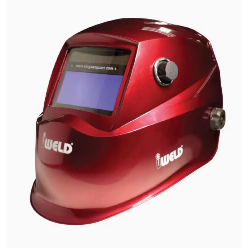 หน้ากากปรับแสงอัตโนมัติ IWELD IW610G สีแดง BAIWSAFETY02