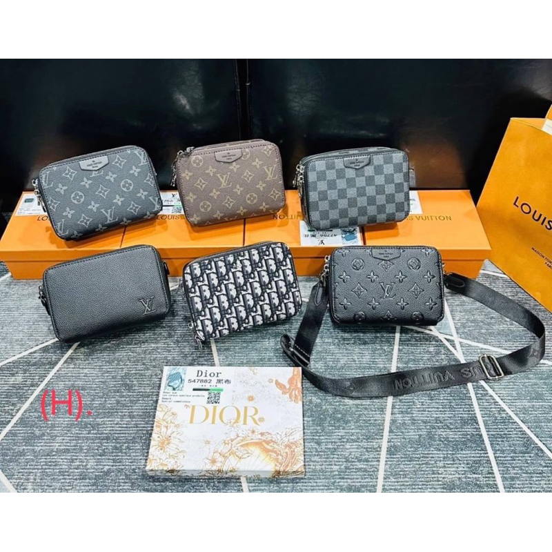 พร้อมส่ง ✅🔰กระเป๋าสะพายข้าง 💯 Louis  size 8” ‼️❎❎ แถมฟรีถุงผ้า💯🔥แถมกล่อง🔥🔥