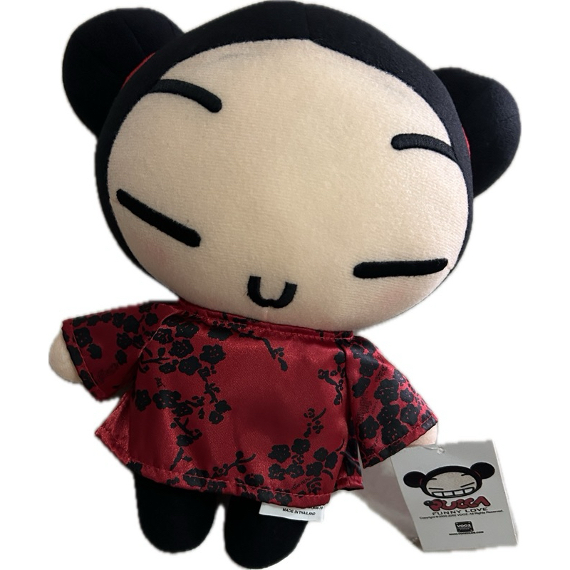 Pucca ตุ๊กตาเด็กผู้หญิงชุดจีน อาหมวยตาตี่ ป้ายห้อย ขนาด 10“