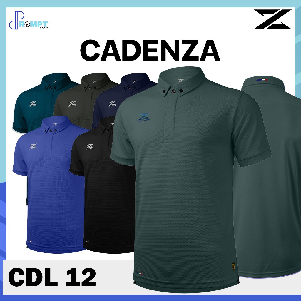 เสื้อโปโล เสื้อโปโลแขนสั้นคาเดนซ่า CADENZA POLO รหัส CDL-12 ชุดที่ 2 ของแท้100%