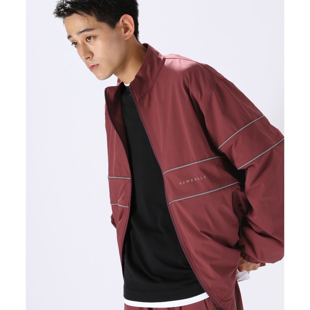[NUMERALS] Piping track jacket