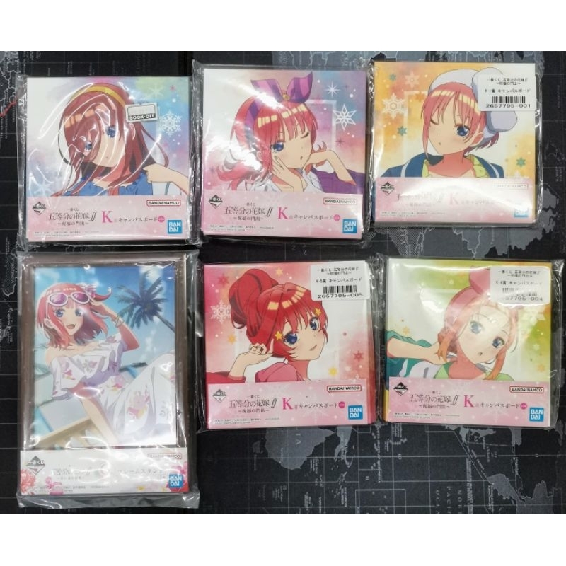 [ของแท้] ภาพ Canvas และกรอบรูป - 5 Toubun no Hanayome (เจ้าสาวผมเป็นแฝดห้า) (อัพเดต 15/3/67)