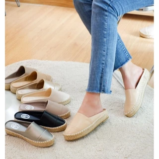 รองเท้าสลิปเปอร์ปอ2ชั้น สูง1นิ้ว สไตล์มินิมอลพื้นพิมพ์แบรนด์D'Shoes House หรือSIMPLY STEPรหัสD11B